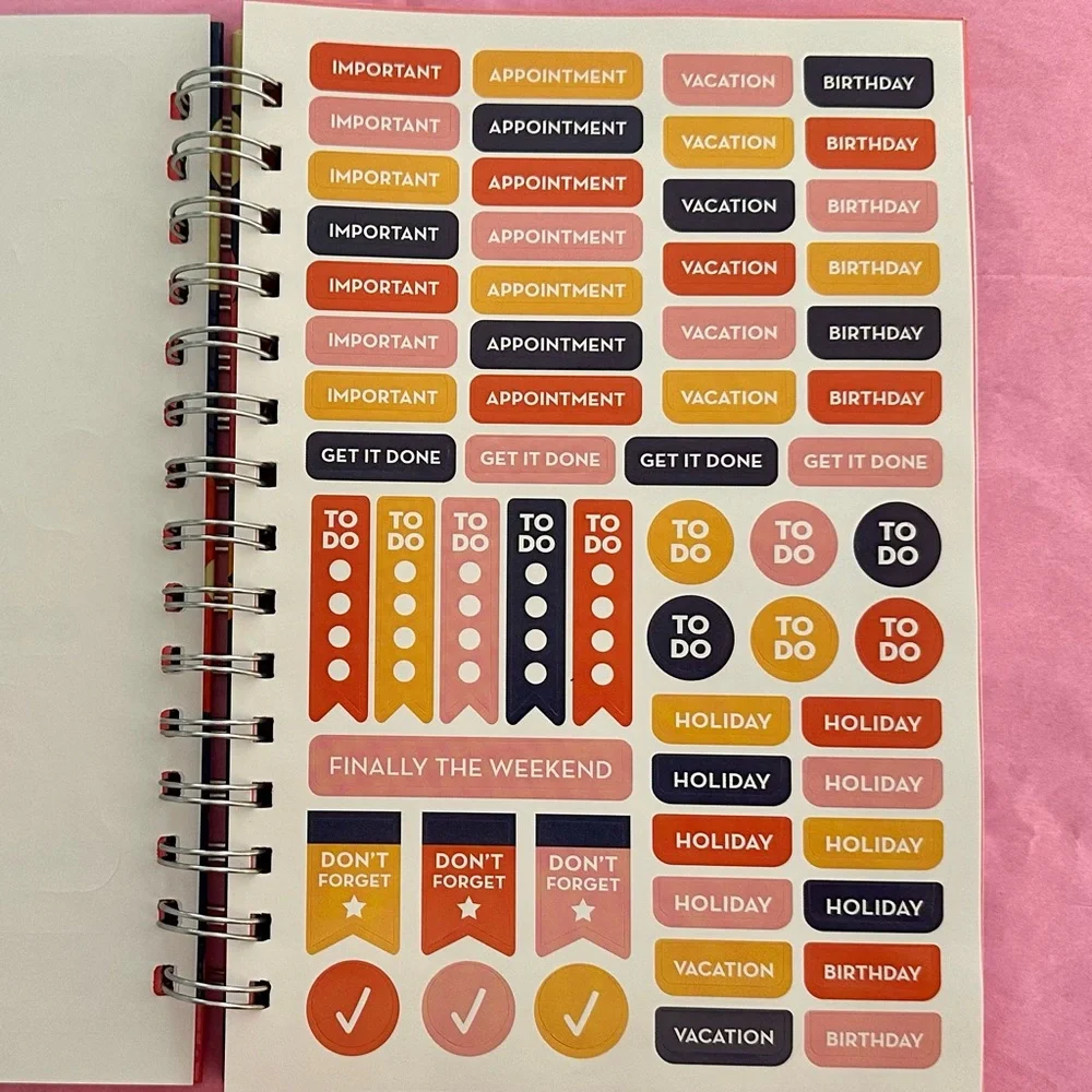 Four Piece Desk Set Agenda/Planner